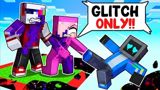 Locked on ONE CHUNK with THE GLITCH in Minecraft!