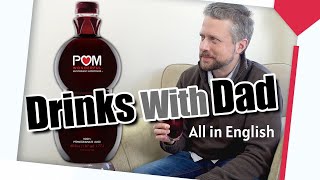 【全編英語】POM 100% POMEGRANATE JUICE を飲んでみよう