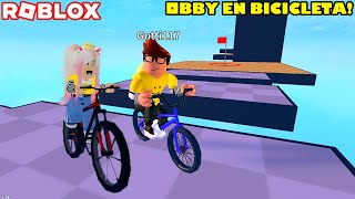 Obby Pero En Bicicleta! YA YEAA! Sam Y Gutti Super Pro! 😄😄🚲