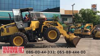 รถตักมือสองจากญี่ปุ่น Komatsu WA100-6 แขนยาวพิเศษ NMC ดอนเมือง สนใจโทร. 065-88-444-00 | 086-00-44-33