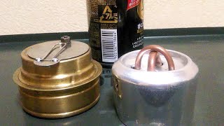 DIYその①自作アルコールストーブを作ろう編alcohol stove銅管型わりと簡単に作れます