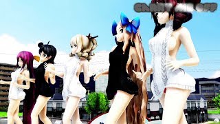 【MMD艦これ】神風型5人でCarry Me Off　DTを殺すセーターローアングルVer 　歌詞つき