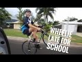 Wheelie Late For School Wheelie Late For School