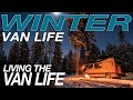 Sub-Zero Winter Weather in A Van | Winter Van Life | Living The Van Life