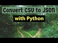 Convert CSV to JSON with Python