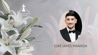 Funeral Service for the late LUKE JAMES MANASSA | Wednesday 9th of July 2025 at 11:00 am