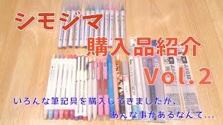 シモジマ 購入品紹介 Vol.2 | 文房具 ボールペン,ブラッシュペン etc.