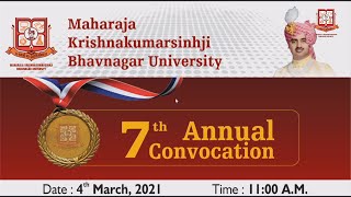 7th Convocation of Maharaja Krishnakumarsinhji Bhavnagar University | Bhavnagar