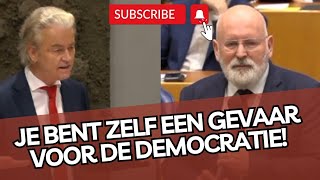 Wilders SLOOPT Timmermans volledig en krijgt applaus!