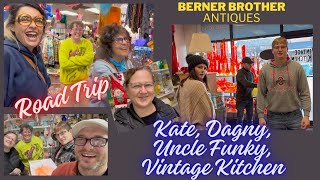 ROAD TRIP: Kate, Dagny, Uncle Funky, Vintage Kitchen