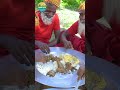 GRANDPA EATING Herring Fish Curry #villagegrandpacooking #eating  #villagevlog #fish