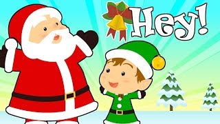🔔 JINGLE BELLS with Santa Claus and his Helpers 🎅 Christmas Songs for Kids | Children's Music
