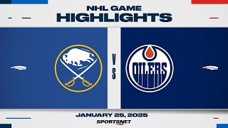 NHL Highlights | Sabres vs. Oilers - January 25, 2025