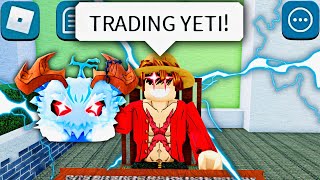 BLOX FRUITS | Trading YETI! (MEMES)