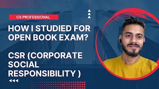 Episode 1 : How to study for CSR open book Exam for CS professional? Subject Wise Strategy Series