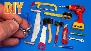 DIY Miniature Tool Set | DollHouse | Crafts and Hacks - Tutorial
