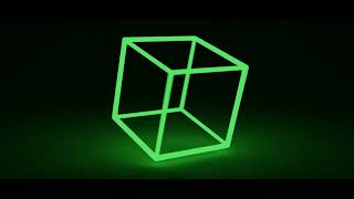 Cube Wireframe Rotation