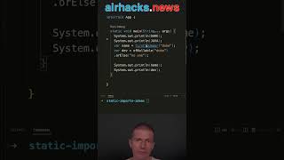 Readable Static Imports #java #shorts