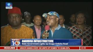 Anambra Infrastructure: State Govt. Lights Up Enugu-Onitsha Road