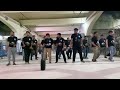 rmc 61 mbbs batch char chokka hoi hoi dance at kamlapur railway staition in dhaka flashmov