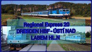 RE20 Dresden Hbf - Ústí nad Labem Mitfahrt [Nur bis Bad Schandau]