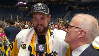 Dumoulin on winning 2nd Cup: You get one, you don’t want to see anyone else lift it