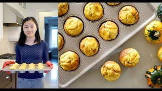 Pumpkin Cream Cheese Swirl Muffins 南瓜奶油奶酪漩涡麦芬