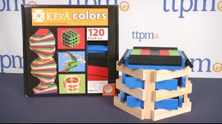 KEVA Colors 120 Plank Set from MindWare