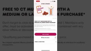 Here’s a tour of the new Dunkin’ Rewards app!