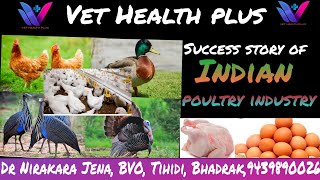 Poultry in India provides employment,generates income and eliminates poverty @vethealthplus8454