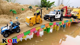블럭 다리 만들기 아이들을위한 편집 비디오