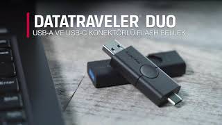 DataTraveler Duo - USB-A ve USB-C konektörlü flash bellek