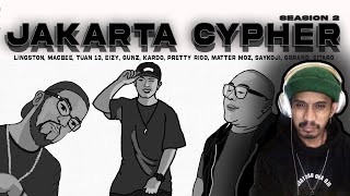 JAKARTA CYPHER MV FINALE SAYKOJI, TUAN 13, EIZY DAN RAPPER2 | #REACTION