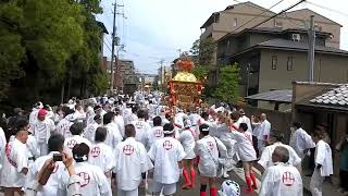 小山郷神輿発輿2023年御霊祭還幸祭