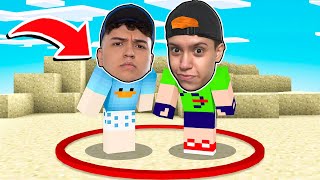 SOBREVIVA NO CÍRCULO VERMELHO NO DESERTO DO MINECRAFT!!