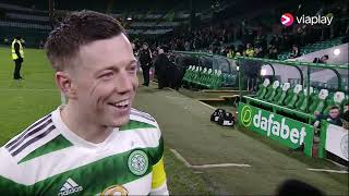 Celtic captain Callum McGregor interviewed after 5-1 Scottish Cup victory over St Mirren 🏆