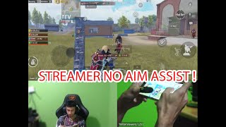 #shorts #topglobalpubgm  #pubgmobile  #noaimassist STREAMER NO AIM ASSIST