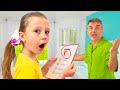 Dad helps Nastya gain self-confidence at school