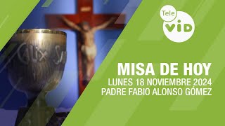 Misa de hoy ⛪ Lunes 18 Noviembre de 2024, Padre Fabio Alonso Gómez #TeleVID #MisaDeHoy #Misa