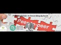 Peer Mediation in Secondary Schools