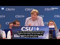 angela merkel says germany must stand on its own following g7 daily mail