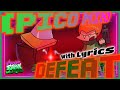 Defeat (Pico Mix) With Lyrics - FNF: VS. Impostor V4 Cover