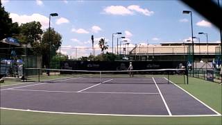 itf futures match--with a crazy shot at the end