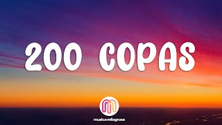 KAROL G - 200 COPAS (Letra / Lyrics)