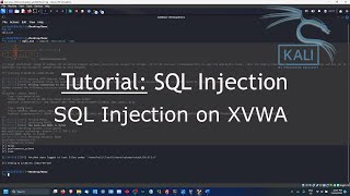 SQL Injection Tutorial | XVWA | Penetration Testing