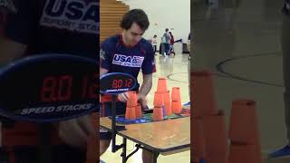 Speedy sport stacking relay - Guinness World Records