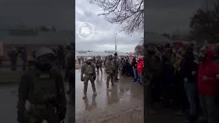 Protesters Face Off Against Police, Agents During ICE Operation in Vermont