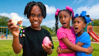 HE STOLE OUR EASTER EGGS