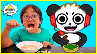 Kids Morning Routine with Ryan and Combo Panda!!!
