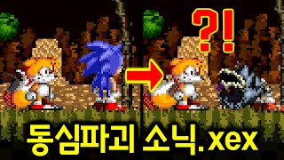 악마가 된 소닉.exe?! 소름끼치는 모습으로 변한 소닉 공포게임 (SONIC.XEX)